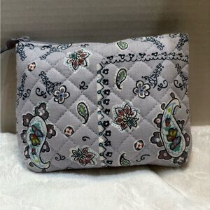 Vera Bradley Quilted Paisley Cosmetic Bag